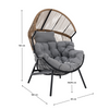 Fotoliu de Grădină și Terasă Reborn – Confortul Suprem într-un Design Organic