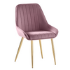 Scaun Dining / Living Pherlia – Roz Prăfuit / Auriu