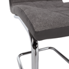 Scaune Dining de bucatarie, sanie metalica, textil