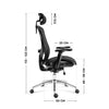 Scaune birou ergonomice mesh -  Suportul lombar reglabil -brate reglabile