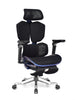 Scaun ergonomic cu brate reglabile 6D,Suport Lombar Reglabil, Tetieră 4D, Sezut Translatie, Reclinare, Suport Picioare, Mesh, Negru/Colorful