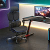 Scaun ergonomic cu brate reglabile 6D,Suport Lombar Reglabil, Tetieră 4D, Sezut Translatie, Reclinare, Suport Picioare, Mesh, Negru/Colorful