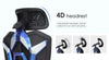 Scaun ergonomic cu brate reglabile 6D,Suport Lombar Reglabil, Tetieră 4D, Sezut Translatie, Reclinare, Suport Picioare, Mesh, Negru/Colorful