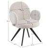 Scaune Dining, Grey, Pivotant, Visala