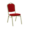 Scaune stivuibile conferinta dining, tapitat stofa albastru l40xA40xH47 cm - CentrumScaune.ro