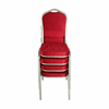 Scaune stivuibile conferinta dining, tapitat stofa albastru l40xA40xH47 cm - CentrumScaune.ro