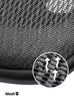 Scaun ergonomic multifunctional VE 5902 Negru-Gri, sprijin gât, spătar/cotiere reglabil