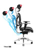 Scaun birou ergonomic multifunctional CDM 9500 Negru, reglaj Spătar/Tetiera