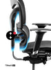 Scaun birou ergonomic multifunctional CDM 9500 Negru, reglaj Spătar/Tetiera