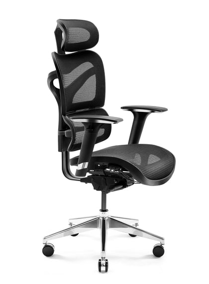 Scaun birou ergonomic multifunctional CDM 9500 Negru, reglaj Spătar/Tetiera