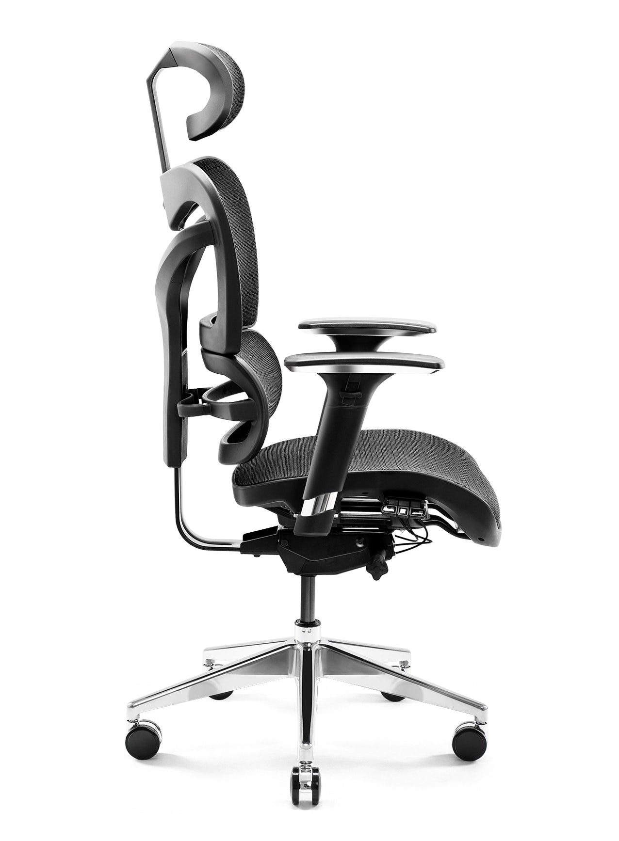Scaun birou ergonomic multifunctional CDM 9500 Negru, reglaj Spătar/Tetiera