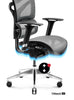 Scaun Birou Ergonomic Comandor CDM 9500 Negru-Gri, Spătarul/Tetiera Reglabila