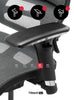 Scaun Birou Ergonomic Comandor CDM 9500 Negru-Gri, Spătarul/Tetiera Reglabila