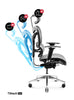 Scaun Birou Ergonomic Comandor CDM 9500 Negru-Gri, Spătarul/Tetiera Reglabila