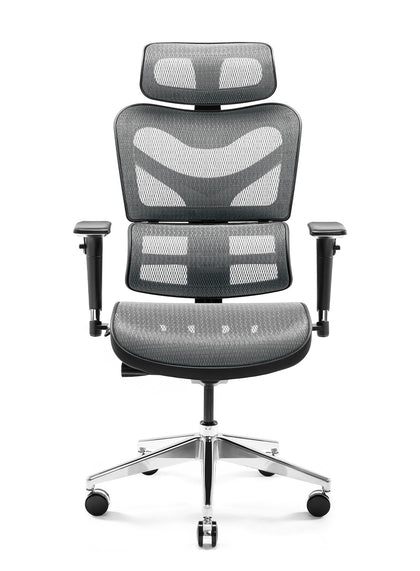 Scaun Birou Ergonomic Comandor CDM 9500 Negru-Gri, Spătarul/Tetiera Reglabila