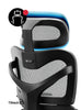Scaun Birou Ergonomic Comandor CDM 9500 Negru-Gri, Spătarul/Tetiera Reglabila