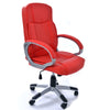 Scaune de birou ergonomice, tapitat piele ecologica 7061 portocaliu,rosu,verde, l52xA48xH62 - CentrumScaune.ro