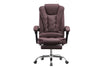Scaune ergonomice textil gri directorial, suport picioare, reglabil, textil gri - CentrumScaune.ro