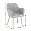 Scaun vizitator textil clasic - CentrumScaune.ro