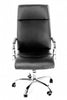 Scaun directorial, tapitat piele ecologica C9001 Negru