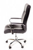 Scaun directorial, tapitat piele ecologica C9001 Negru