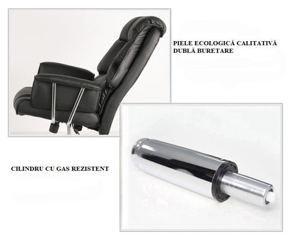 Scaun directorial executiv, buretare generoasa, functie inclinare - CentrumScaune.ro