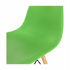 Scaune bucatarie verde smarald picioare lemn fag