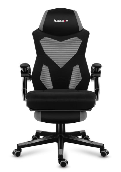 Scaun de gaming, RACING LUX, Spătar înclinat, mesh, Negru