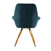 Scaun vizitator Armonia, elegant cu picioare metalice