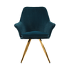 Scaun vizitator Armonia, elegant cu picioare metalice