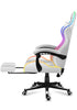 Scaun Gaming RGB, suport picioare, ergonomic, Performanta