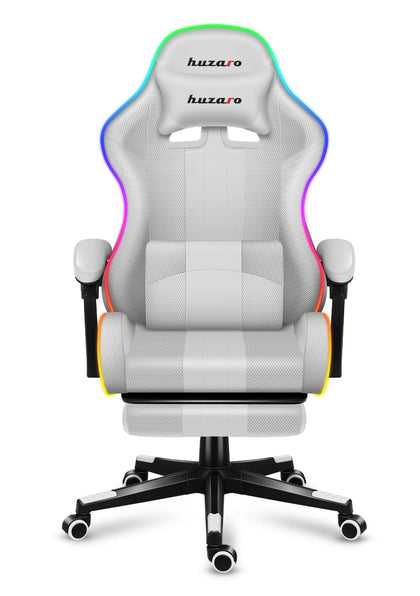 Scaun Gaming RGB, suport picioare, ergonomic, Performanta