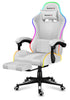 Scaun Gaming RGB, suport picioare, ergonomic, Performanta