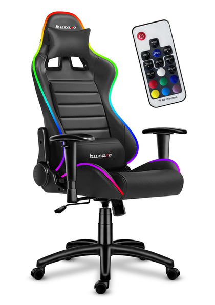 Scaun Gaming, Iluminare RGB, Brate Reglabile, Turbo