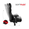 Scaun de gaming ORBY, Spătar Reglabil, Pernă inclusă, din mesh negru