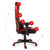 Scaun gaming Rosu, piele PU-HD, suport lombar, Perna de gat, Cotierele 5D, KRETA