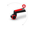 Scaun gaming Rosu, piele PU-HD, suport lombar, Perna de gat, Cotierele 5D, KRETA