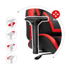 Scaun gaming Rosu, piele PU-HD, suport lombar, Perna de gat, Cotierele 5D, KRETA