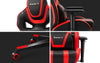 Scaun gaming Rosu, piele PU-HD, suport lombar, Perna de gat, Cotierele 5D, KRETA