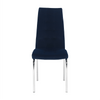 Scaune bucatarie albastre cromate 231