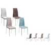 Scaune bucatarie albastre cromate 231