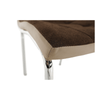 Scaune bucatarie maro coffee cromate 231