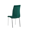 Scaun bucatarie Geta albastru inchis, roz, verde, crem, gri picioare cromate catifea