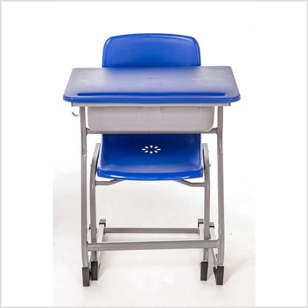 Mobilier scolar masuta, scaun, plastic dur Albastru