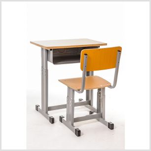 Mobilier scolar, placaj din lemn stratificat, 1 loc masa si scaun