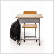 Mobilier scolar, placaj din lemn stratificat, 1 loc masa si scaun
