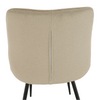 Scaun Sidonia de vizitator capitonat gri, albastru, maro, beige