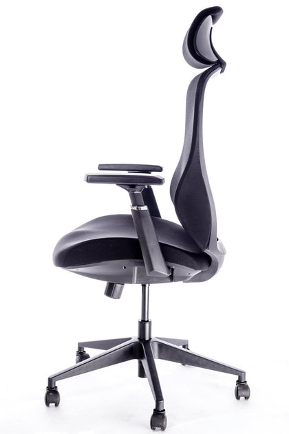 Scaun birou ergonomic suport lombar tetiera plasa 1620