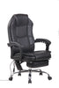 Scaun Birou Masaj, Negru, recliner, suport picioare, 72001