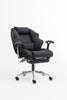 Scaun directorial recliner, suport picioare, Alb perlat 051 - CentrumScaune.ro